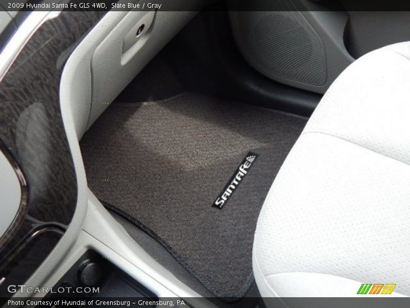 Slate Blue / Gray 2009 Hyundai Santa Fe GLS 4WD