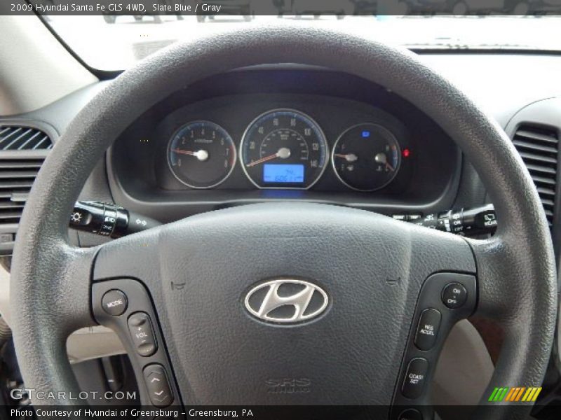 Slate Blue / Gray 2009 Hyundai Santa Fe GLS 4WD