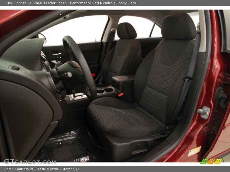 Performance Red Metallic / Ebony Black 2008 Pontiac G6 Value Leader Sedan