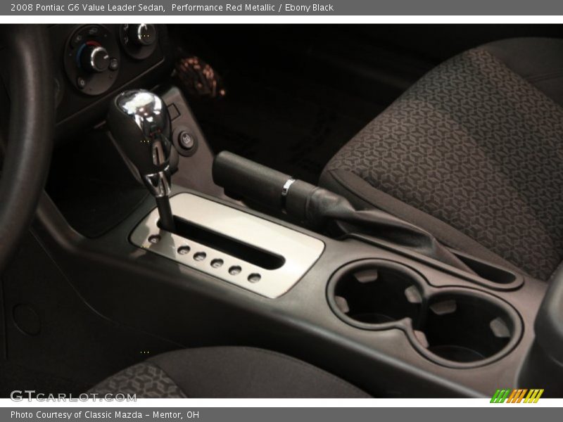 Performance Red Metallic / Ebony Black 2008 Pontiac G6 Value Leader Sedan