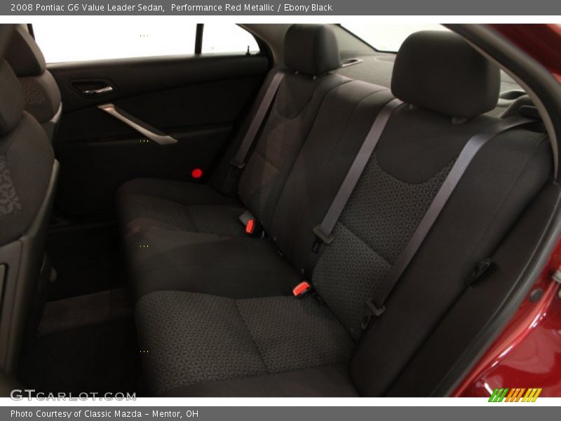 Performance Red Metallic / Ebony Black 2008 Pontiac G6 Value Leader Sedan