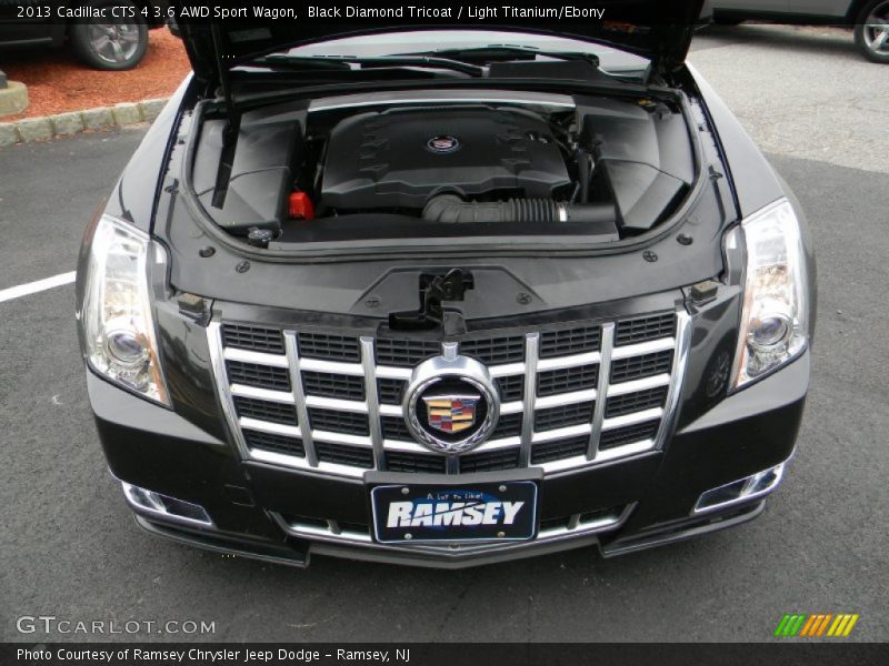 Black Diamond Tricoat / Light Titanium/Ebony 2013 Cadillac CTS 4 3.6 AWD Sport Wagon