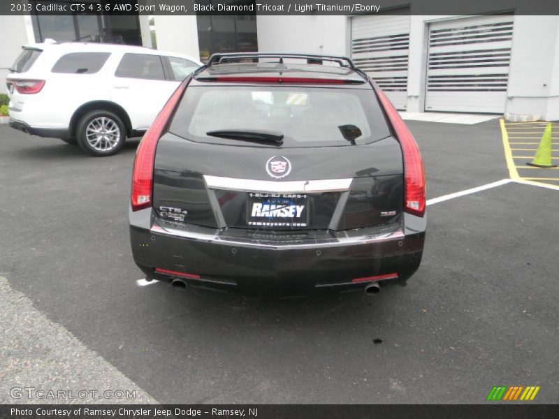 Black Diamond Tricoat / Light Titanium/Ebony 2013 Cadillac CTS 4 3.6 AWD Sport Wagon