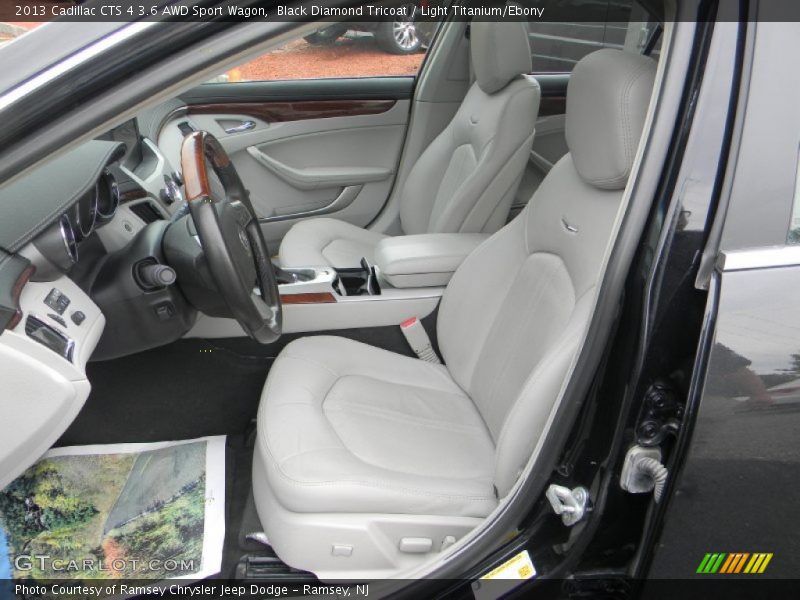 Black Diamond Tricoat / Light Titanium/Ebony 2013 Cadillac CTS 4 3.6 AWD Sport Wagon