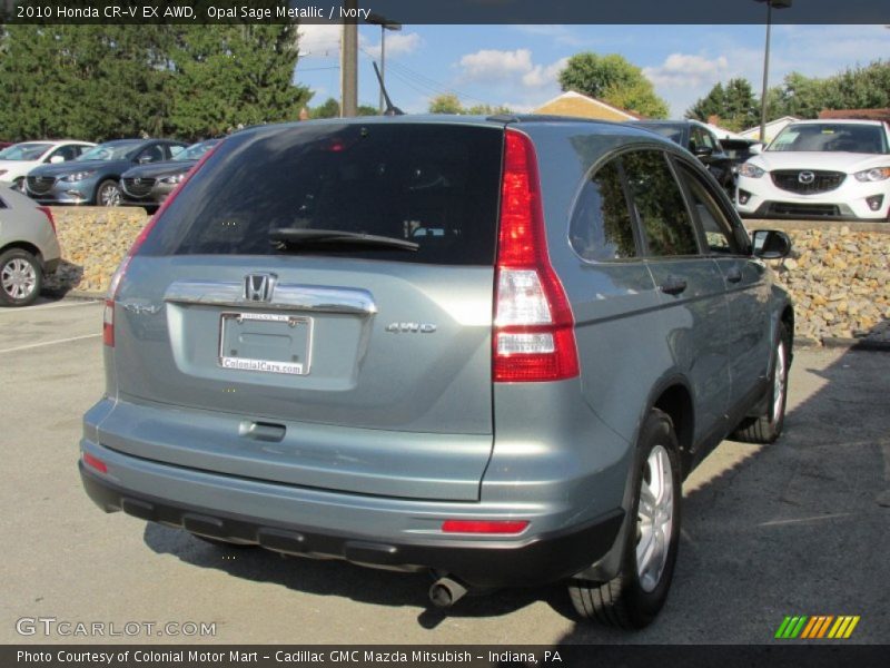 Opal Sage Metallic / Ivory 2010 Honda CR-V EX AWD
