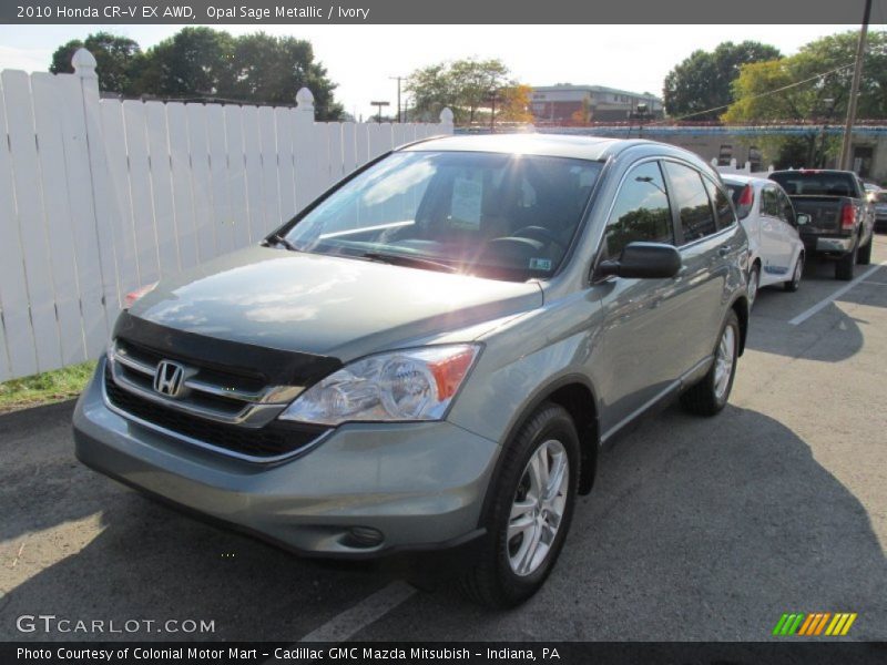Opal Sage Metallic / Ivory 2010 Honda CR-V EX AWD
