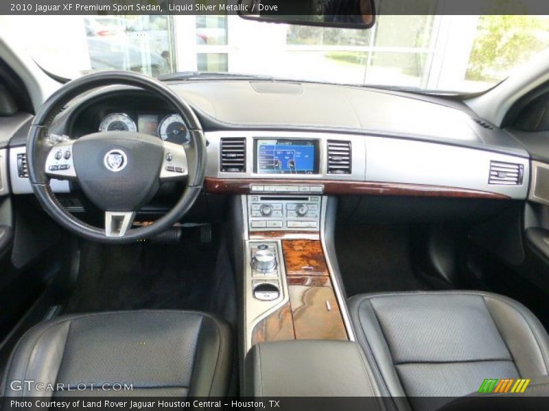 Liquid Silver Metallic / Dove 2010 Jaguar XF Premium Sport Sedan