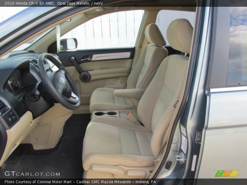 Opal Sage Metallic / Ivory 2010 Honda CR-V EX AWD
