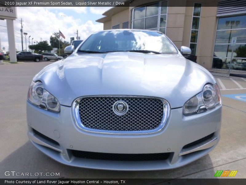 Liquid Silver Metallic / Dove 2010 Jaguar XF Premium Sport Sedan