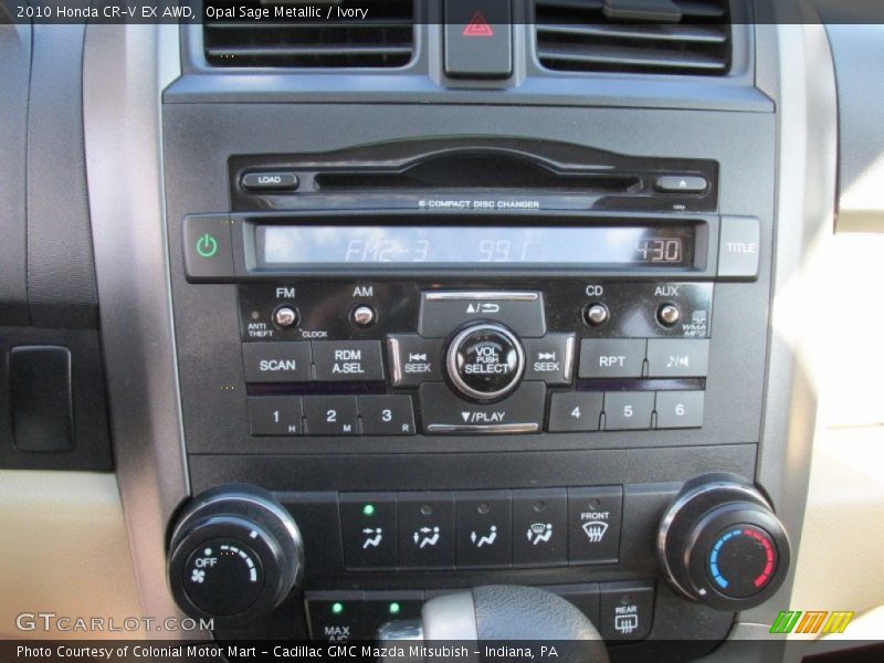 Opal Sage Metallic / Ivory 2010 Honda CR-V EX AWD