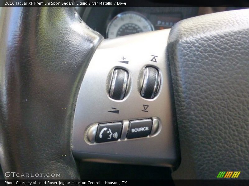 Liquid Silver Metallic / Dove 2010 Jaguar XF Premium Sport Sedan