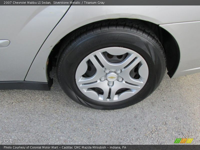 Silverstone Metallic / Titanium Gray 2007 Chevrolet Malibu LS Sedan