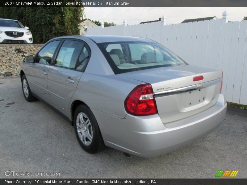 Silverstone Metallic / Titanium Gray 2007 Chevrolet Malibu LS Sedan