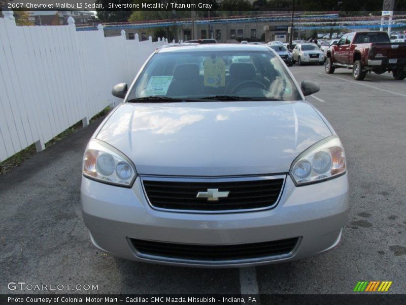 Silverstone Metallic / Titanium Gray 2007 Chevrolet Malibu LS Sedan