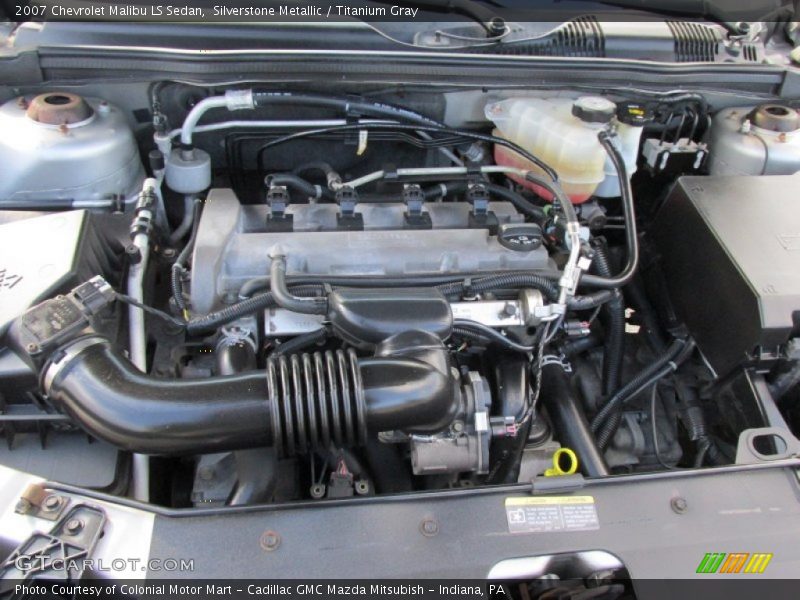 Silverstone Metallic / Titanium Gray 2007 Chevrolet Malibu LS Sedan