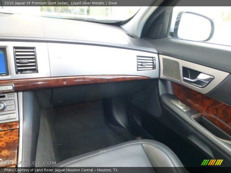 Liquid Silver Metallic / Dove 2010 Jaguar XF Premium Sport Sedan
