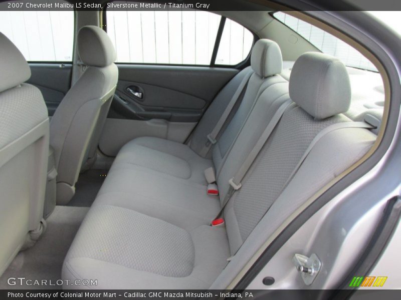 Silverstone Metallic / Titanium Gray 2007 Chevrolet Malibu LS Sedan