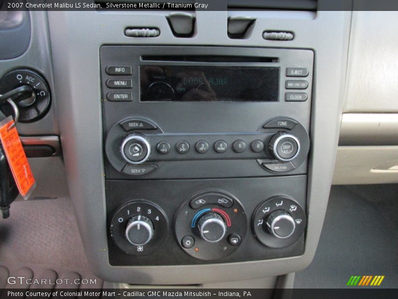 Silverstone Metallic / Titanium Gray 2007 Chevrolet Malibu LS Sedan