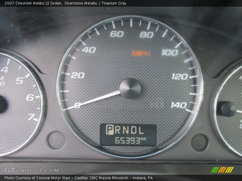 Silverstone Metallic / Titanium Gray 2007 Chevrolet Malibu LS Sedan