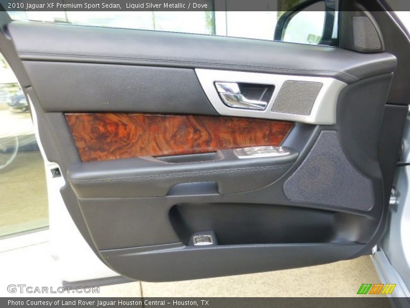 Liquid Silver Metallic / Dove 2010 Jaguar XF Premium Sport Sedan