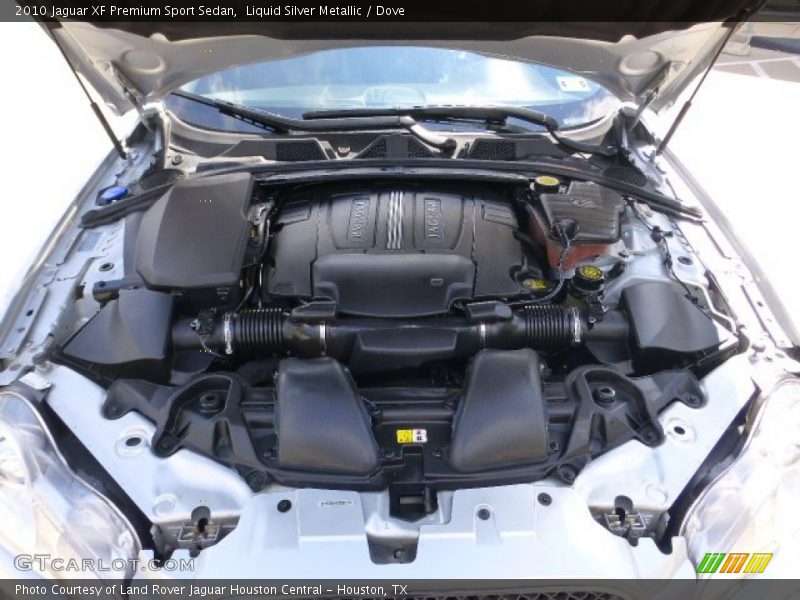 Liquid Silver Metallic / Dove 2010 Jaguar XF Premium Sport Sedan