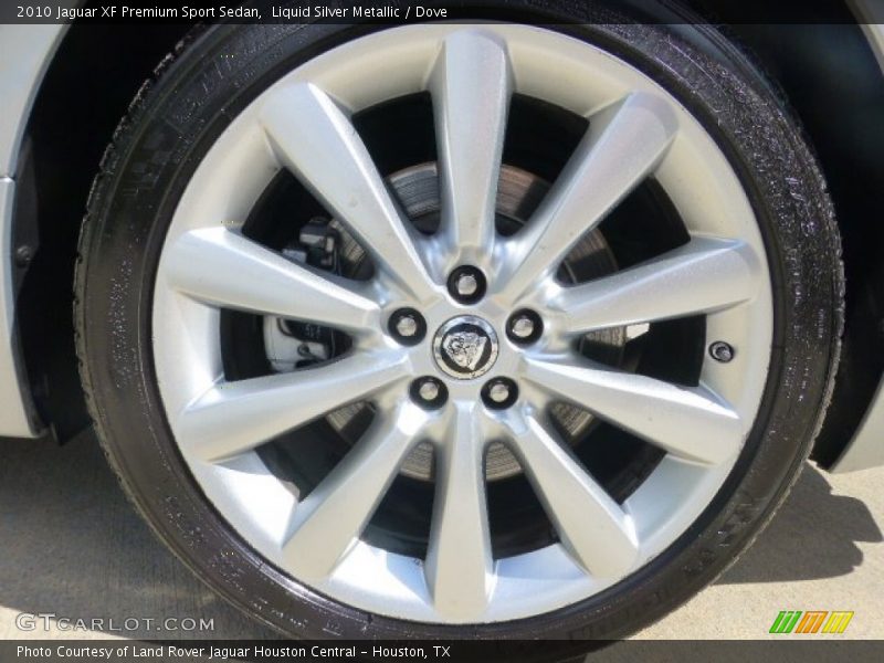 Liquid Silver Metallic / Dove 2010 Jaguar XF Premium Sport Sedan