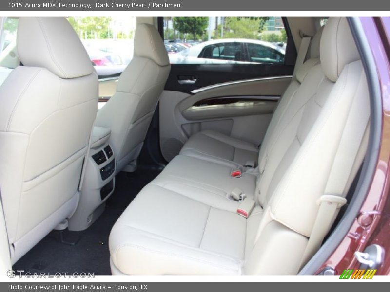Dark Cherry Pearl / Parchment 2015 Acura MDX Technology