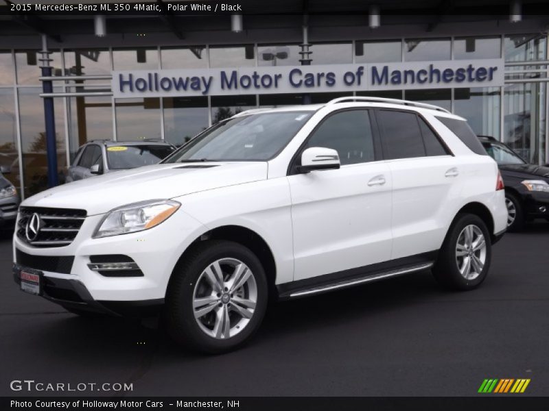 Polar White / Black 2015 Mercedes-Benz ML 350 4Matic