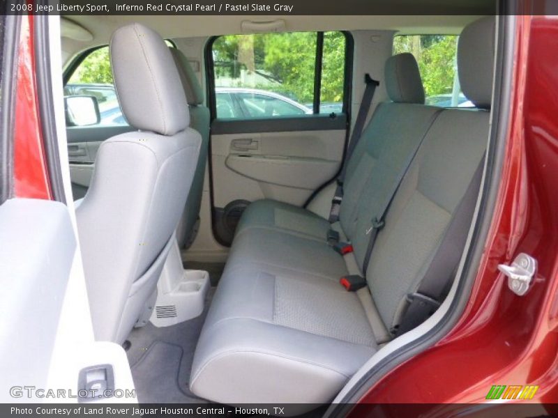 Inferno Red Crystal Pearl / Pastel Slate Gray 2008 Jeep Liberty Sport