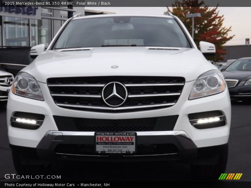 Polar White / Black 2015 Mercedes-Benz ML 350 4Matic