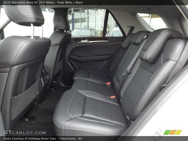 Polar White / Black 2015 Mercedes-Benz ML 350 4Matic