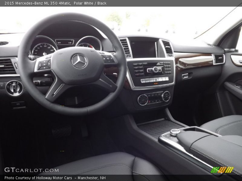 Polar White / Black 2015 Mercedes-Benz ML 350 4Matic