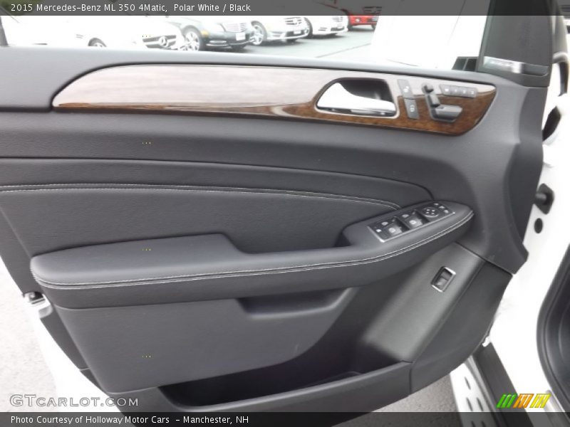 Polar White / Black 2015 Mercedes-Benz ML 350 4Matic
