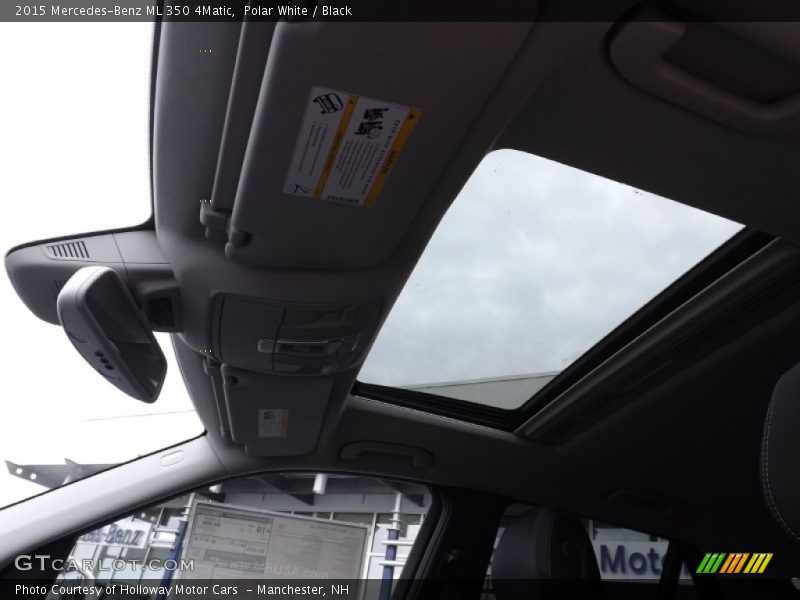 Polar White / Black 2015 Mercedes-Benz ML 350 4Matic