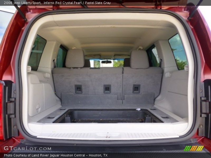 Inferno Red Crystal Pearl / Pastel Slate Gray 2008 Jeep Liberty Sport