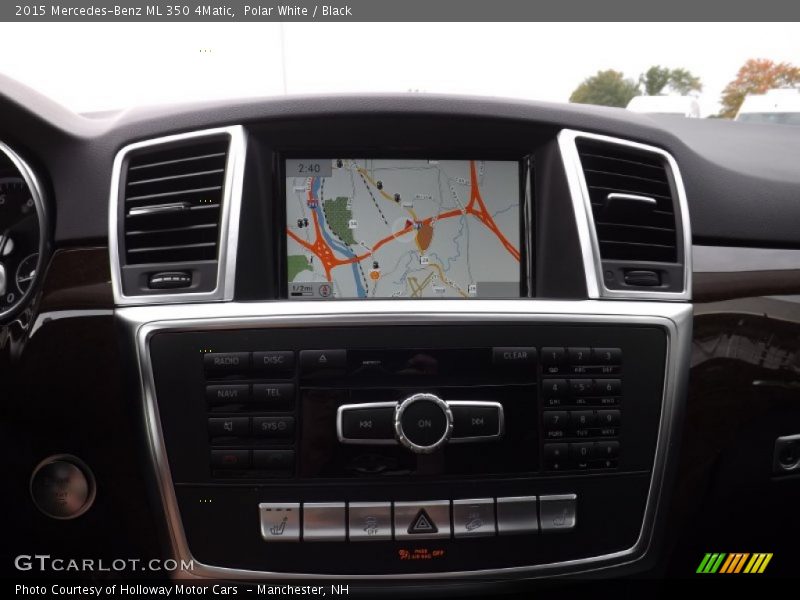 Polar White / Black 2015 Mercedes-Benz ML 350 4Matic