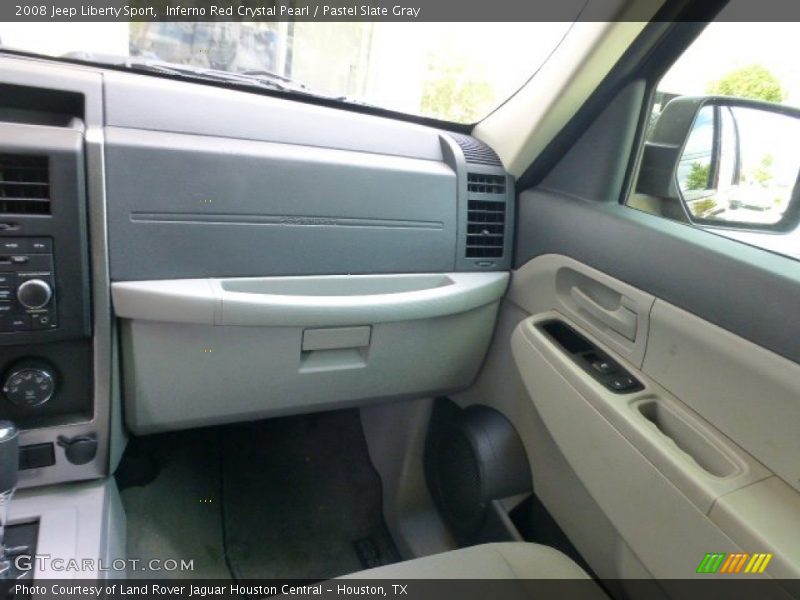 Inferno Red Crystal Pearl / Pastel Slate Gray 2008 Jeep Liberty Sport