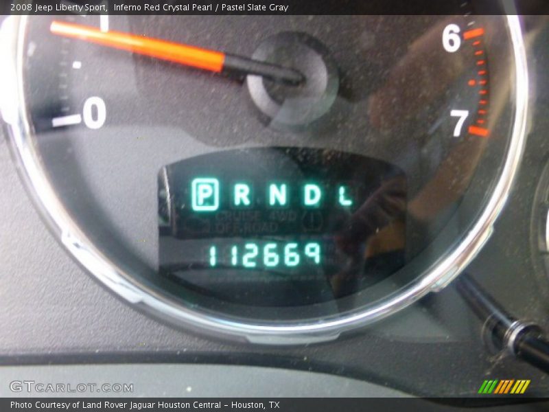 Inferno Red Crystal Pearl / Pastel Slate Gray 2008 Jeep Liberty Sport