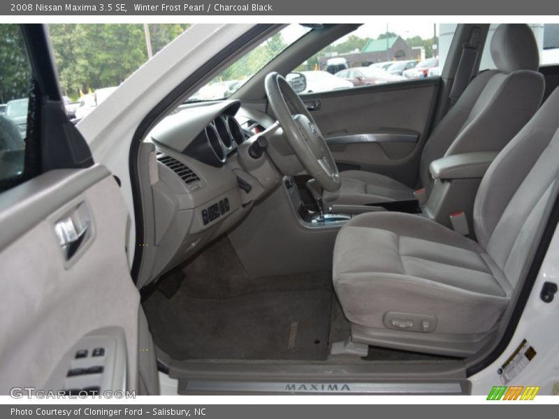 Winter Frost Pearl / Charcoal Black 2008 Nissan Maxima 3.5 SE
