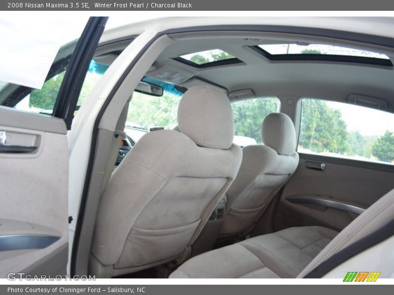 Winter Frost Pearl / Charcoal Black 2008 Nissan Maxima 3.5 SE
