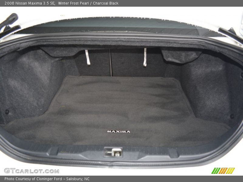 Winter Frost Pearl / Charcoal Black 2008 Nissan Maxima 3.5 SE