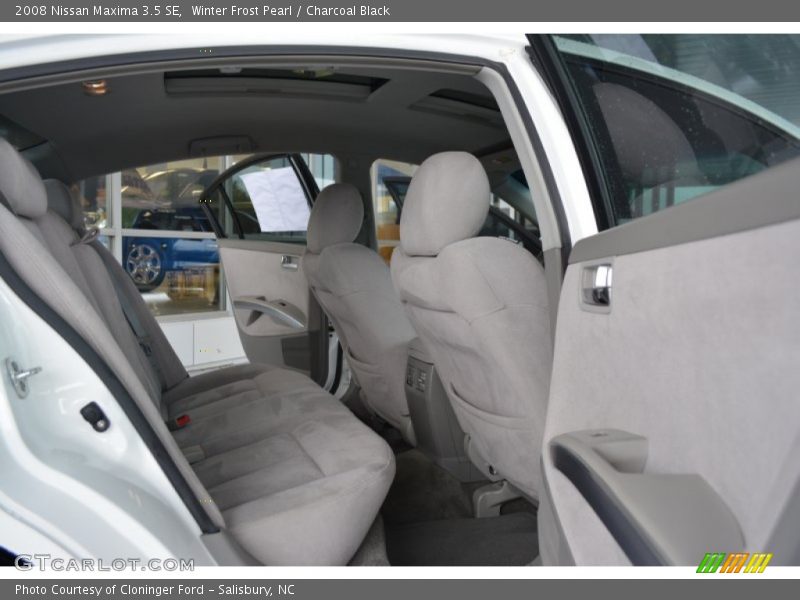 Winter Frost Pearl / Charcoal Black 2008 Nissan Maxima 3.5 SE