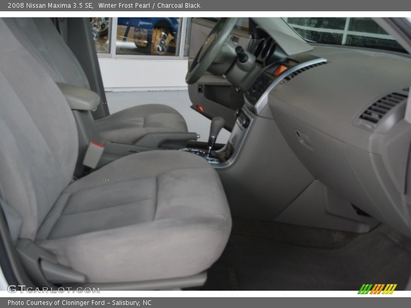 Winter Frost Pearl / Charcoal Black 2008 Nissan Maxima 3.5 SE