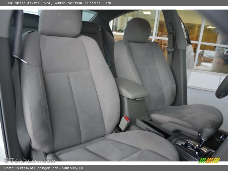 Winter Frost Pearl / Charcoal Black 2008 Nissan Maxima 3.5 SE