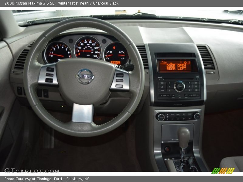 Winter Frost Pearl / Charcoal Black 2008 Nissan Maxima 3.5 SE