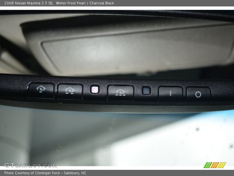 Winter Frost Pearl / Charcoal Black 2008 Nissan Maxima 3.5 SE