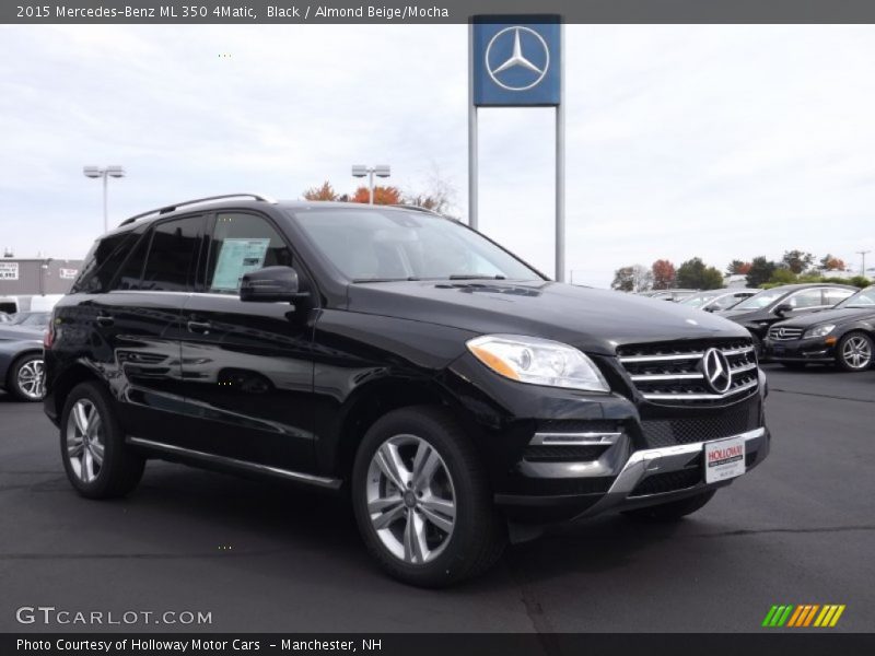 Black / Almond Beige/Mocha 2015 Mercedes-Benz ML 350 4Matic