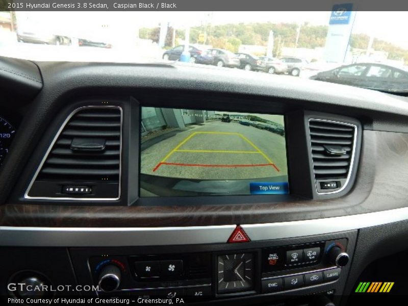 Caspian Black / Black 2015 Hyundai Genesis 3.8 Sedan