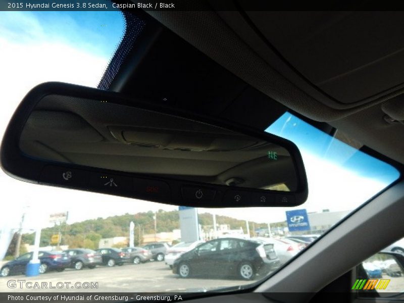 Caspian Black / Black 2015 Hyundai Genesis 3.8 Sedan