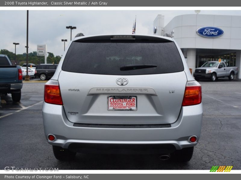 Classic Silver Metallic / Ash Gray 2008 Toyota Highlander